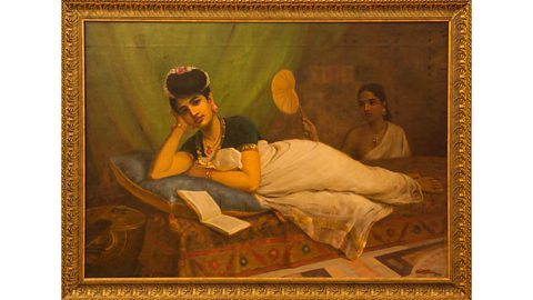 Raja Ravi Varma Artwork Painting - Saraswati – TheBimba.com