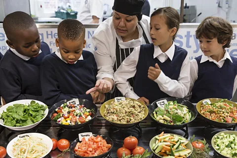 Getty Images Food is an important part of children's development and social life, but allergies can fill those shared moments with stress and anxiety (Credit: Getty Images)