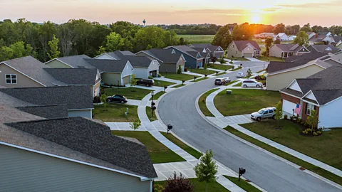 Getty Images Many American workers particularly flocked to suburbs during the pandemic (Credit: Getty Images)