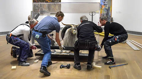 Alamy Rauschenberg created Monogram (1955-59) when he was working with stuffed animals – as he said, to "continue their life" (Credit: Alamy)