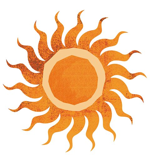 An illustration of the sun.