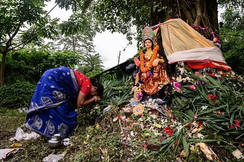 Getty Images Scientists say religious worship and cultural traditions are playing a critical role in boosting conservation efforts and increasing green cover in India (Credit: Getty Images)