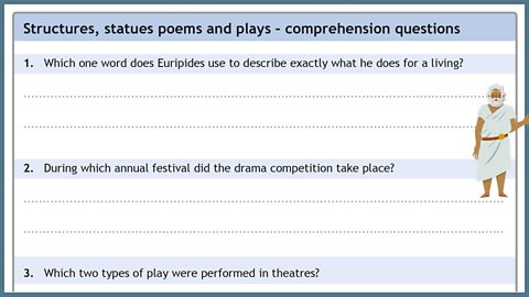 Comprehension questions