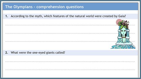 Comprehension questions