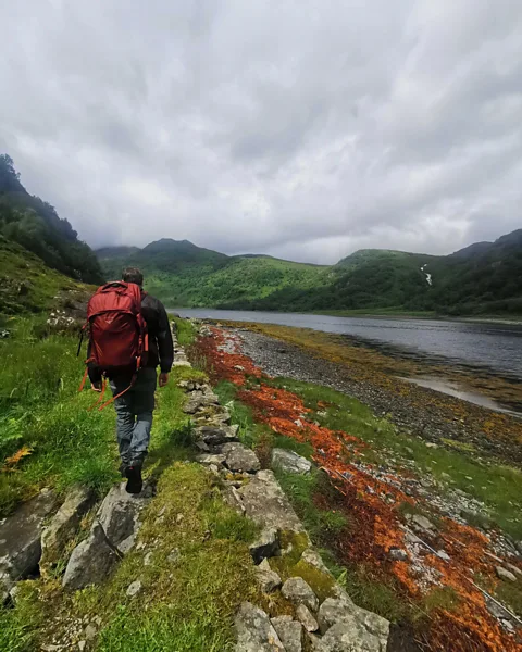 Joseph Lynskey The pub is only accessible only by sea ferry or an 18-mile hike across the Scottish Highlands (Credit: Joseph Lynskey)