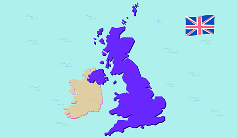 A UK map