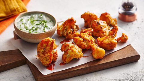 Air fryer cauliflower "wings"