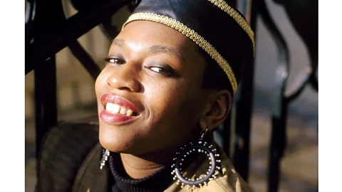 Getty Images Adeva – who achieved success with her reworking of Aretha Franklin's Respect – developed her voice in her church choir (Credit: Getty Images)