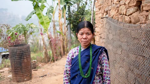 Eileen McDougall Kamala Khatri is the last fluent speaker of Kusunda (Credit: Eileen McDougall)