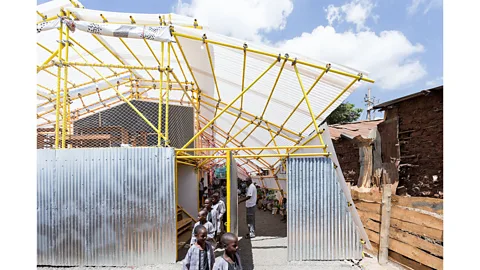 Iwan Baan / Building for Change, Gestalten 2022 Kibera Hamlets School, SelgasCano and Helloeverything (Credit: Iwan Baan / Building for Change, Gestalten 2022)