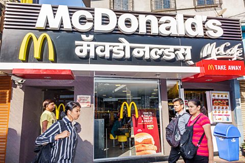 McDonald's restaurant in Mumbai, India