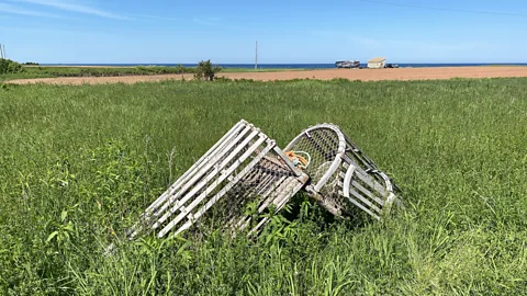 Carolyn B Heller Walkers can watch lobster fishers haul in their traps along the route (Credit: Carolyn B Heller)