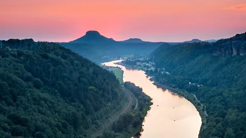 David Perry Located in the narrow Elbe Valley, the village is crammed into a cleft that is at once dramatic and cosy (Credit: David Perry)