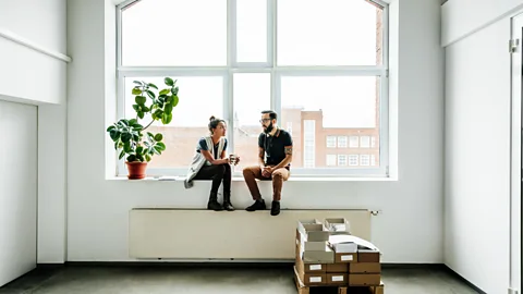 Getty In the office, workers might be able to talk things through with a colleague - but that's harder in the remote-work world (Credit: Getty)