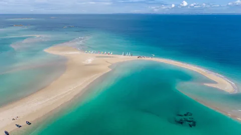 BAM Perspectives Each day, the islands fluctuate between being high and dry and almost entirely submerged by the sea (Credit: BAM Perspectives)