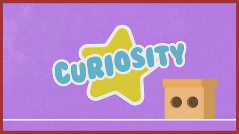 Image: the word Curiosity