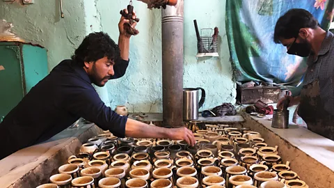 Kanika Gupta Wahidullah prepares his traditional chainaki nearly each day, following the family recipe with care (Credit: Kanika Gupta)