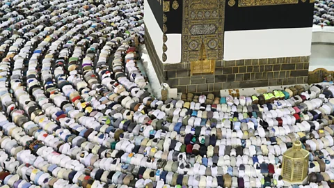 Getty Images Human expansion means cultural and religious events are bigger than ever – now 2.5 million Muslims attend the Hajj pilgrimmage each year (Credit: Getty Images)