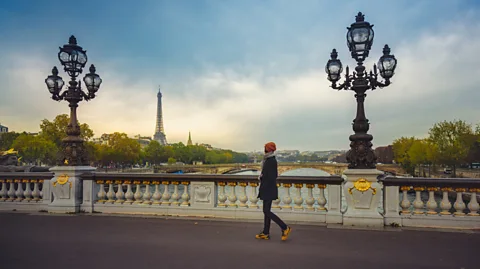 Spooh/Getty Images Paris residents are increasingly enjoying car-free spaces (Credit: Spooh/Getty Images)