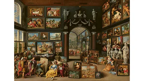 The Mauritshuis, The Hague Apelles Painting Campaspe, c 1630, by Willem van Haecht (Credit: The Mauritshuis, The Hague)