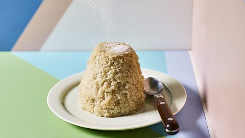 Pineapple upside down mug cake