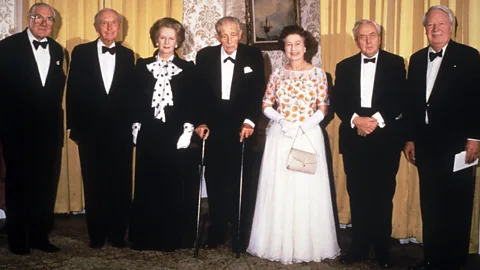 Hulton Archive/Getty Images The Queen held weekly meetings with 15 British prime ministers who served during her reign and these may have subtly altered how she spoke (Credit: Hulton Archive/Getty Images)