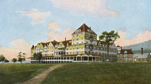Chronicle / Alamy Images The 500-room Mount Kineo House was one of the largest hotels in the country in the early 1900s (Credit: Chronicle / Alamy Images)