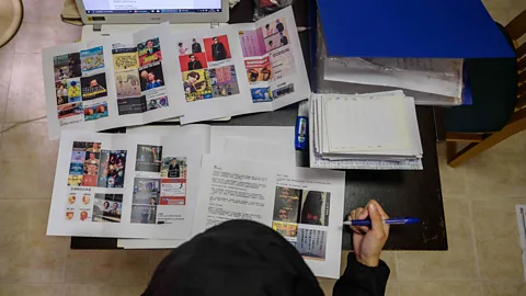 Anthony Wallace/AFP/Getty Image Memes have been an important form of communication and symbolism in the pro-democracy protests in Hong Kong (Credit: Anthony Wallace/AFP/Getty Image)