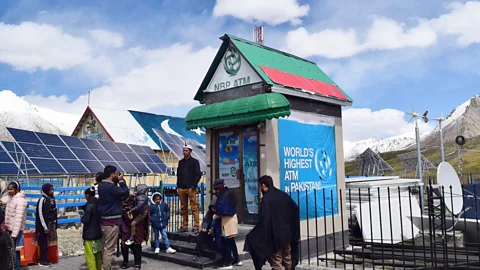 Aysha Imtiaz The Guinness World Record-holding ATM works like any other (Credit: Aysha Imtiaz)