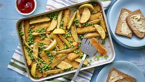 One pan fish and chips 