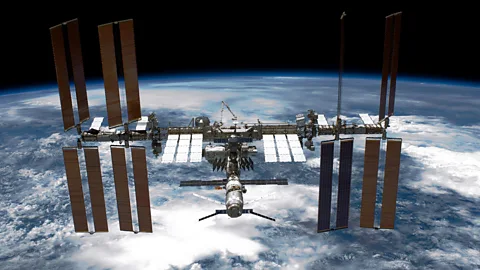 Nasa Satellites orbiting the Earth, including the International Space Station, are particularly vulnerable to space weather (Credit: Nasa)