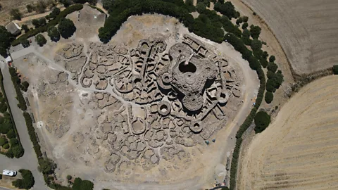 Robert and Monika/Getty Images Sardinia's best-known Nuragic complex, Su Nuraxi, is a veritable megalithic castle (Credit: Robert and Monika/Getty Images)