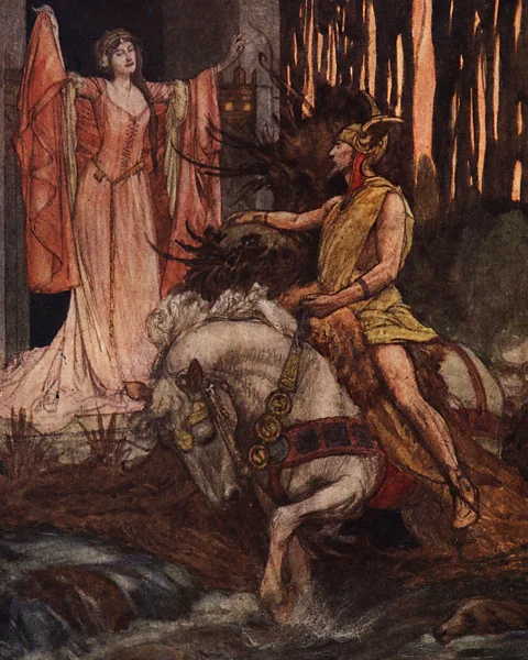 Alamy When writing The Owl Service, Garner was inspired by the legend of Blodeuwedd from The Mabinogion, a collection of 12-13th-Century stories written in Middle Welsh (Credit: Alamy)