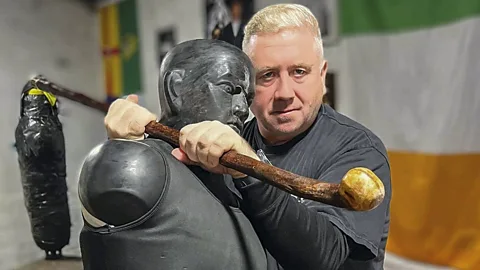 Bernard Leddy Involved in martial arts for 40 years, Bernard Leddy found bataireacht a decade ago (Credit: Bernard Leddy)