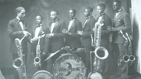 National Park Service The Whispering Serenaders were one of many bands that played in Slab Fork, a coal mining town, in the early 1900s (Credit: National Park Service)