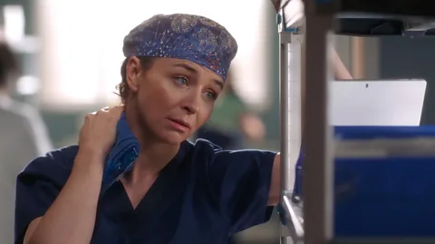 ABC In the Grey's Anatomy episode Hotter Than Hell, the air conditioning system defaults in a heatwave and surgeons are forced to quickly finish their procedures (Credit: ABC)