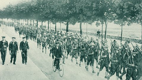 The first American Troops arrive in France, 25 June 1917.