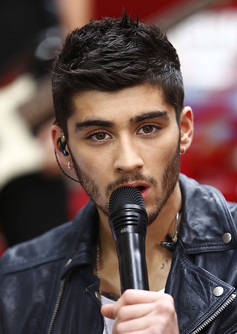 A picture of singer Zayn Malik.