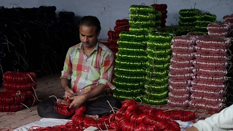 Ramsha Zubairi With approximately 150 glass bangle factories today, Firozabad has earned the nicknames City of Glass and City of Bangles (Credit: Ramsha Zubairi)