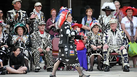 Matthew Chattle/Alamy Even today, many Londoners get excited by the sight of the pearlies (Credit: Matthew Chattle/Alamy)