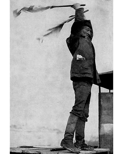 Alamy The Symphony of Sirens of 1922 was conducted from a rooftop by its composer Avraamov (Credit: Alamy)