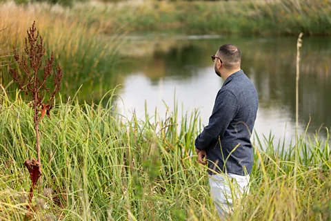 WWT Harune Akthar says being by the water has allowed his mind "to pan out, to rest" (Credit: WWT)