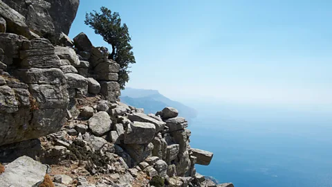 Percy Ryall/Alamy Historically, Ikarians have retreated into the mountains to escape threats from the sea (Credit: Percy Ryall/Alamy)