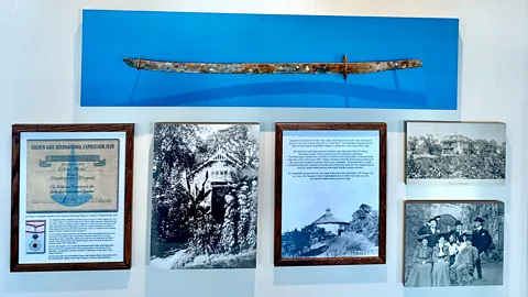 Melanie Haiken Paradise Ridge displays images and a few of the original artefacts from Nagasawa's Fountaingrove estate (Credit: Melanie Haiken)