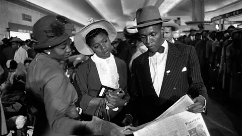 Haywood Magee/Hulton Archive/Getty Images After WW2, Britain encouraged migration from Commonwealth countries to help make up for labour shortages (Credit: Haywood Magee/Hulton Archive/Getty Images)