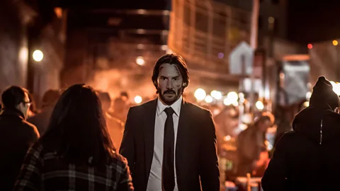 Alamy The John Wick films are some of the unlikelier cultural works to reference Baba Yaga, as the name given to Keanu Reeves' anti-hero by his enemies (Credit: Alamy)