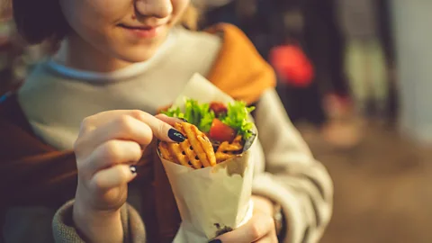 ArtMarie/Getty Images If someone is out drinking, then a healthy option may not be their first choice (Credit: ArtMarie/Getty Images)