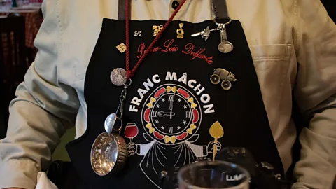 Anna Richards To be a Francs-Mâchon, you must be male, over 30 and be recommended by two existing members (Credit: Anna Richards)