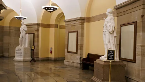 Reuters/Alamy There's now a bare spot in the US Capitol where Lee's statue once stood and where Johns' likeness will soon stand (Credit: Reuters/Alamy)