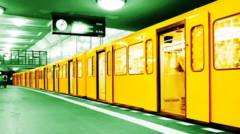 totalpics/Getty Images Travellers may experience Berliner Schnauze on the U-Bahn if they're too hasty trying to get on (Credit: totalpics/Getty Images)
